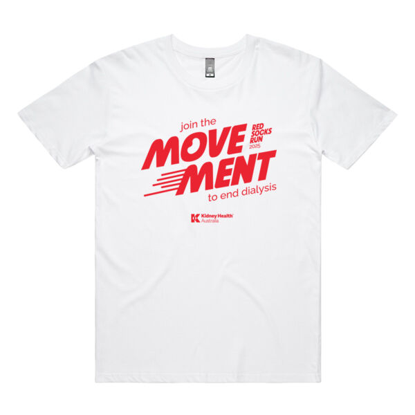 Red Socks Run White T-Shirt Thumbnail