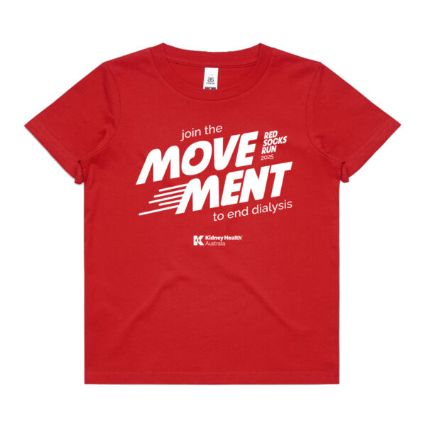 Red Socks Run Kids Red T-Shirt Thumbnail