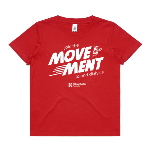 Red Socks Run Kids Red T-Shirt Thumbnail