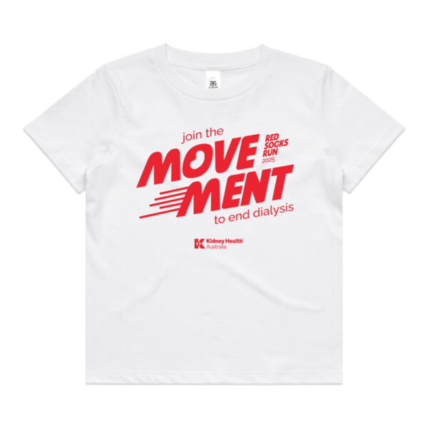 Red Socks Run Kids White T-Shirt Thumbnail