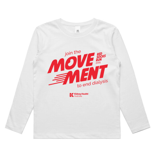 Red Socks Run Youth Long Sleeve Shirt Thumbnail
